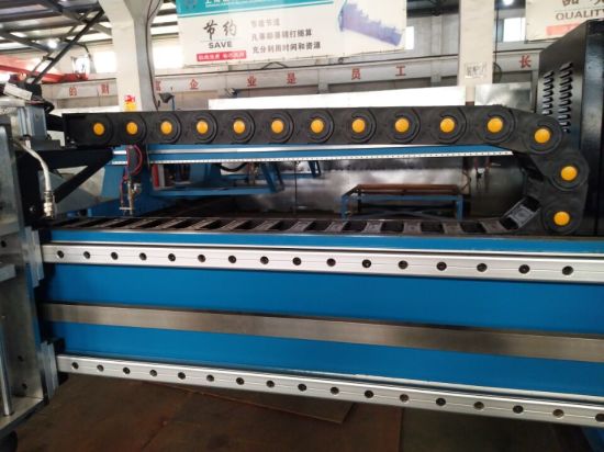 ახალი და მაღალი სიზუსტის Gantry ტიპი CNC პლაზმური ჭრის დანადგარი, ფოლადის ფირფიტა ჭრის დანადგარი ჩინეთის იაფი