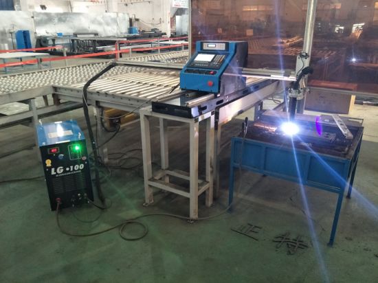 ჩინეთის ნახშირბადოვანი ფოლადი / უჟანგავი ფოლადი CNC პლაზმური ჭრის დანადგარი ფასი
