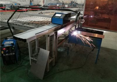 ჩინეთის მწარმოებელი კომპიუტერული კონტროლირებადი CNC პლაზმური საჭრელი გამოყენების მოჭრილი ალუმინის უჟანგავი ფოლადის / რკინის / ლითონის